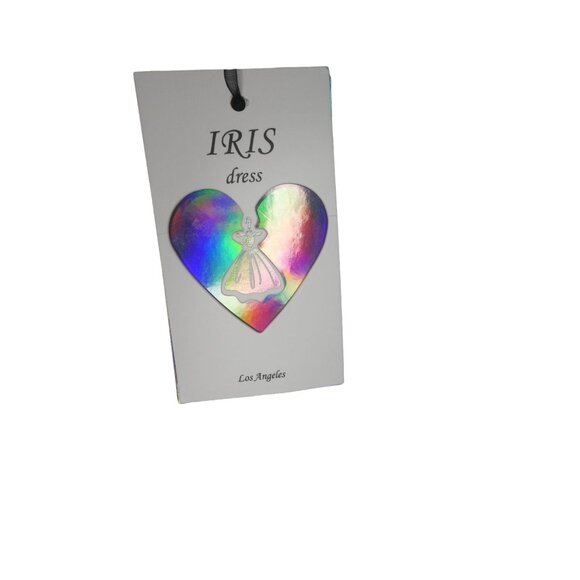 IRIS Flower Print Dress - Picture 4 of 4